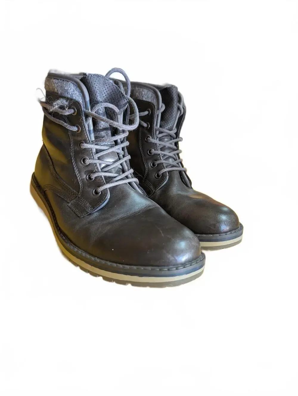 Sonoma Goods For Life Findlay Lace Up Ankle Boots Brown Mens Size 8.5